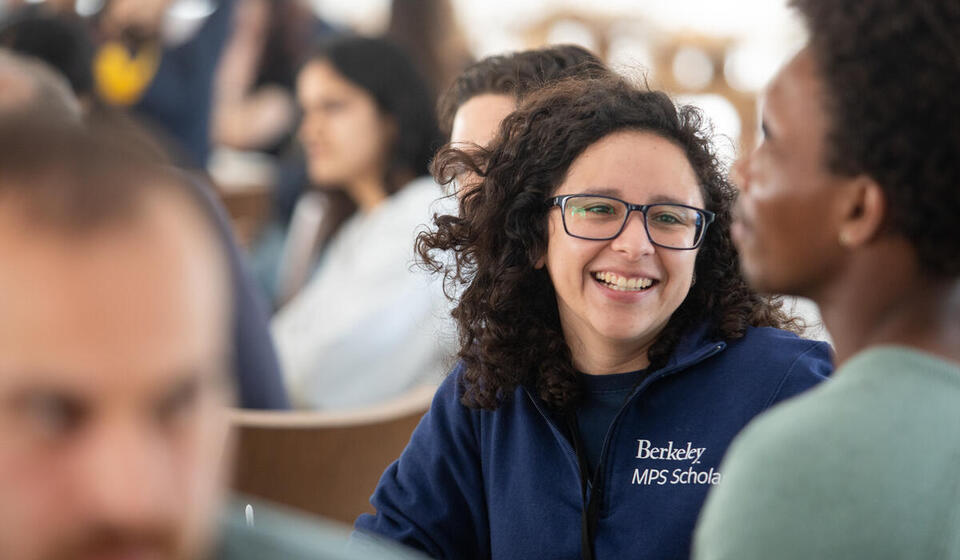 Student smiling